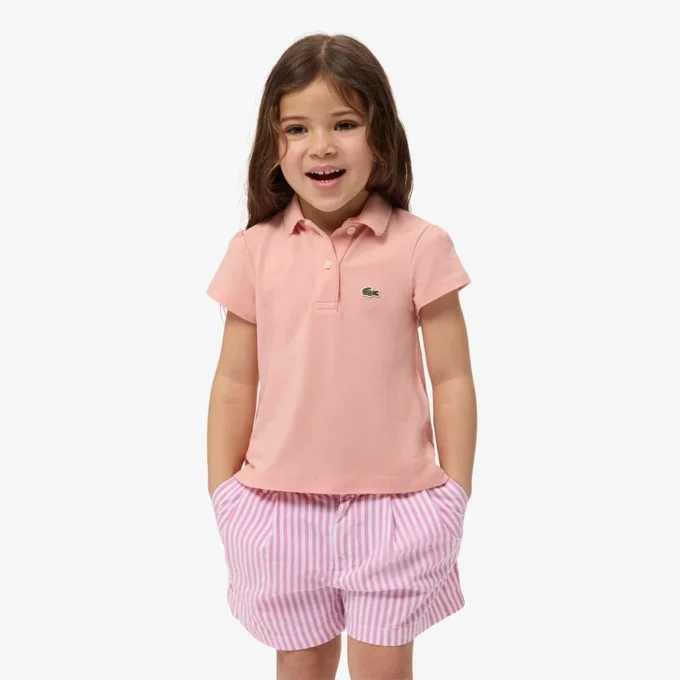 Polo met geschulpte kraag voor meisjes