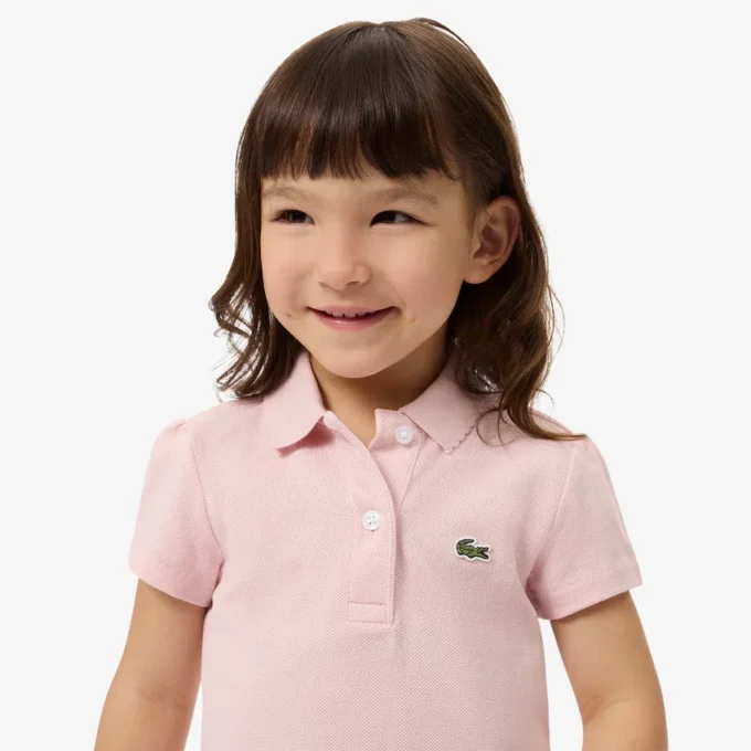 Polo met geschulpte kraag voor meisjes