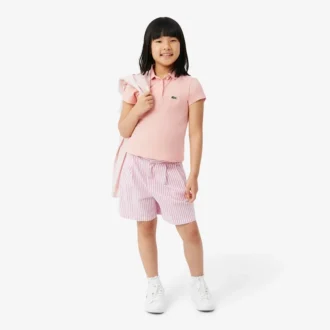 Polo met geschulpte kraag voor meisjes
