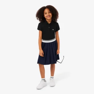 Polo met geschulpte kraag voor meisjes