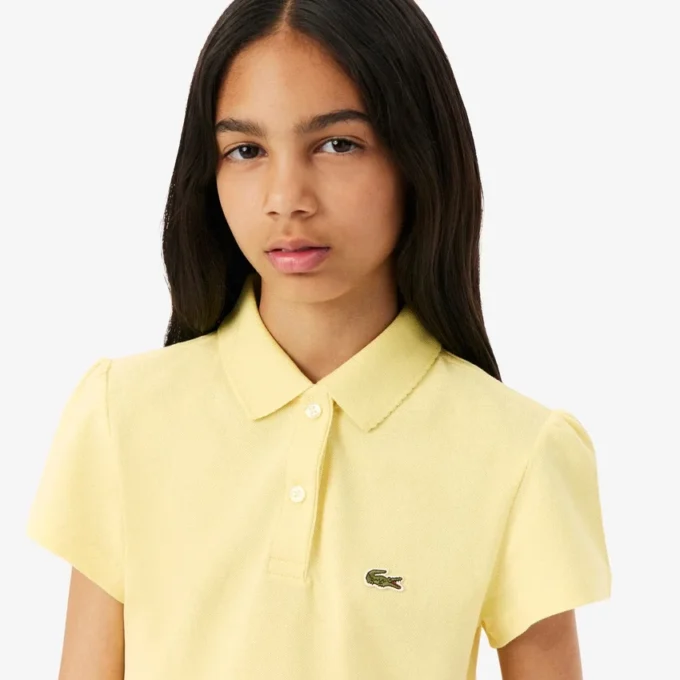 Polo met geschulpte kraag voor meisjes