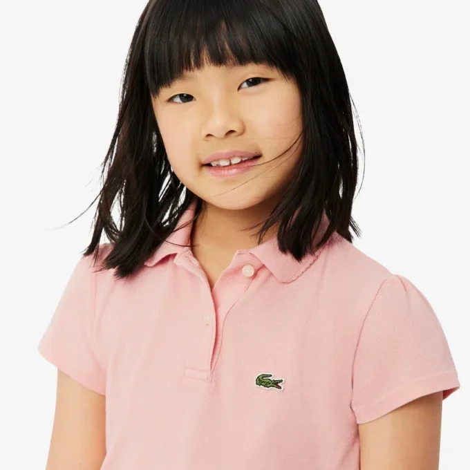 Polo met geschulpte kraag voor meisjes