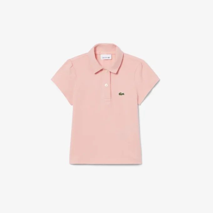 Polo met geschulpte kraag voor meisjes