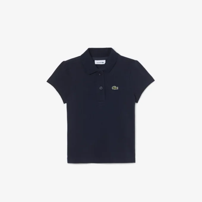 Polo met geschulpte kraag voor meisjes
