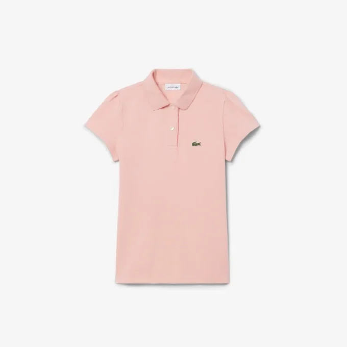 Polo met geschulpte kraag voor meisjes