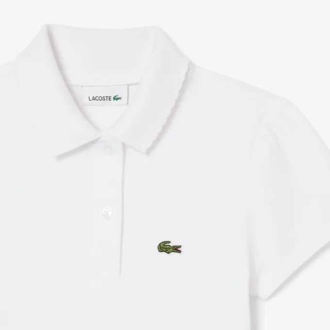 Polo met geschulpte kraag voor meisjes