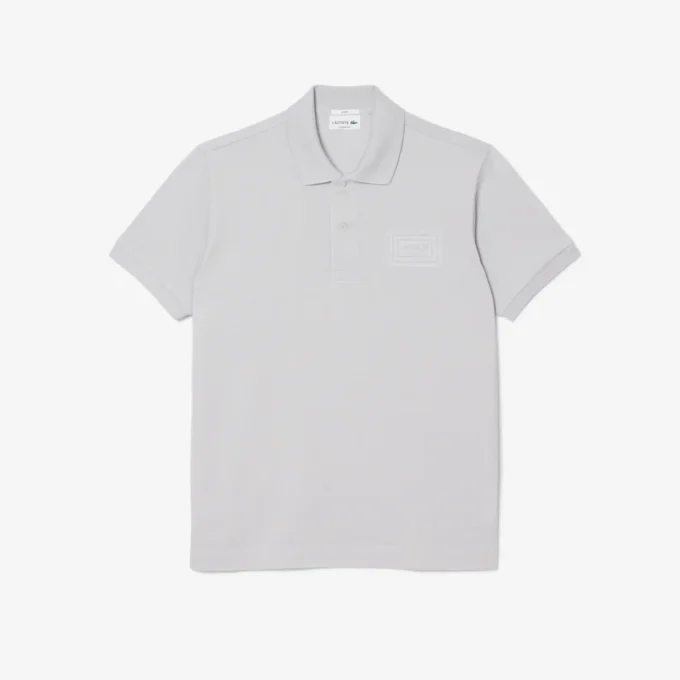 Polo met klassieke pasvorm en reliëflogo