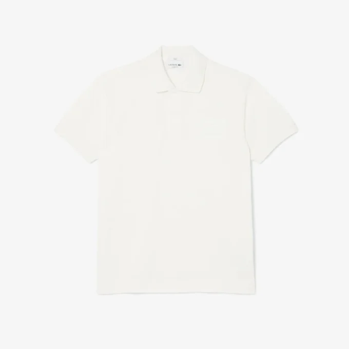 Polo met klassieke pasvorm en reliëflogo