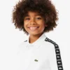 Polo-shirt van katoen met merkstreep