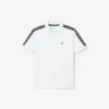 Polo-shirt van katoen met merkstreep
