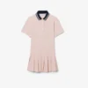 Polojurk met plooirok van piqué