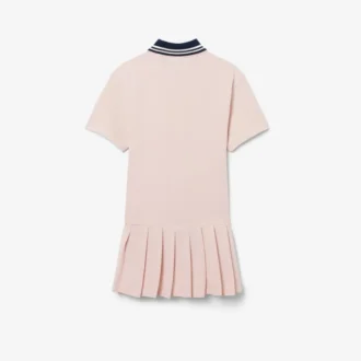 Polojurk met plooirok van piqué