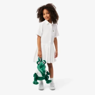 Popeline plooirok-shirtjurk