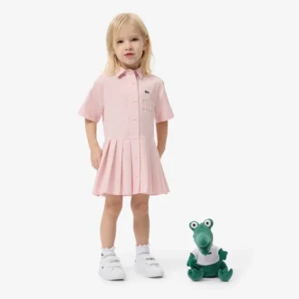Popeline plooirok-shirtjurk