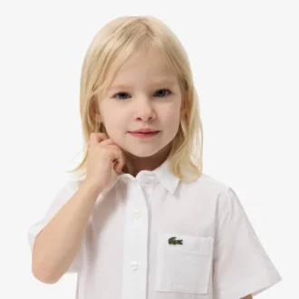 Popeline plooirok-shirtjurk