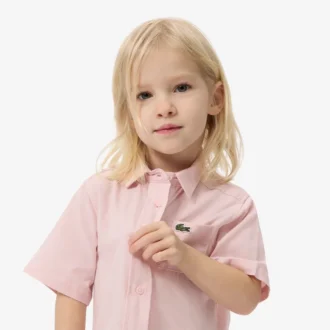 Popeline plooirok-shirtjurk