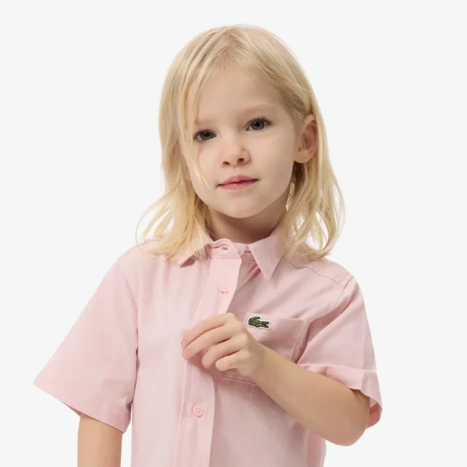 Popeline plooirok-shirtjurk