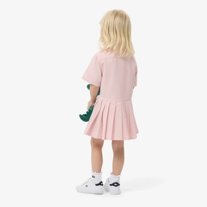 Popeline plooirok-shirtjurk