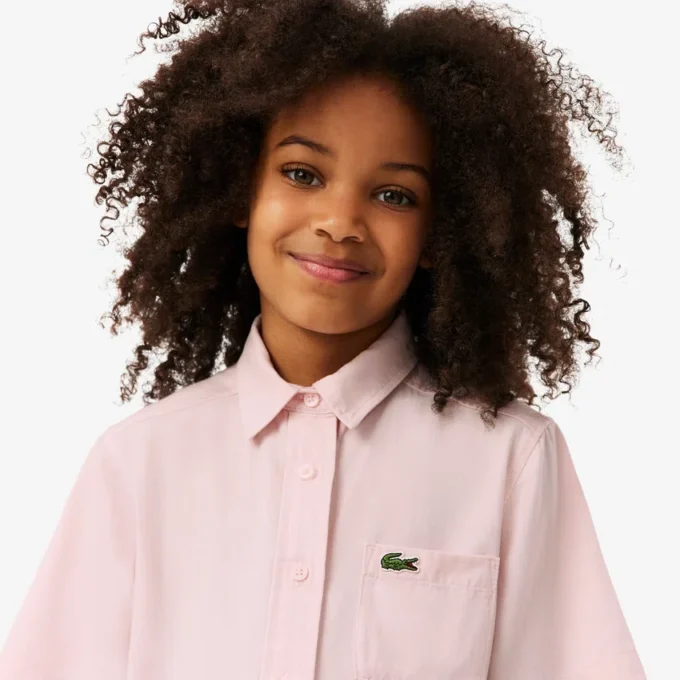 Popeline plooirok-shirtjurk