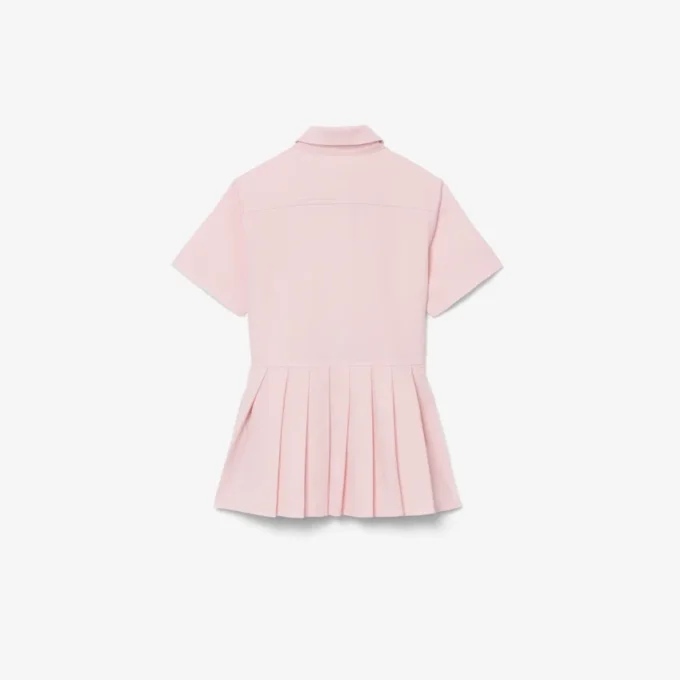 Popeline plooirok-shirtjurk