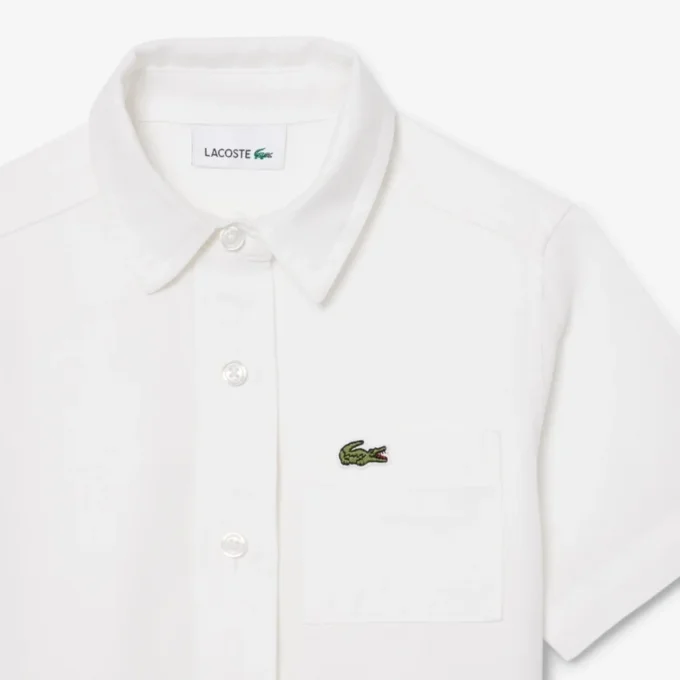 Popeline plooirok-shirtjurk