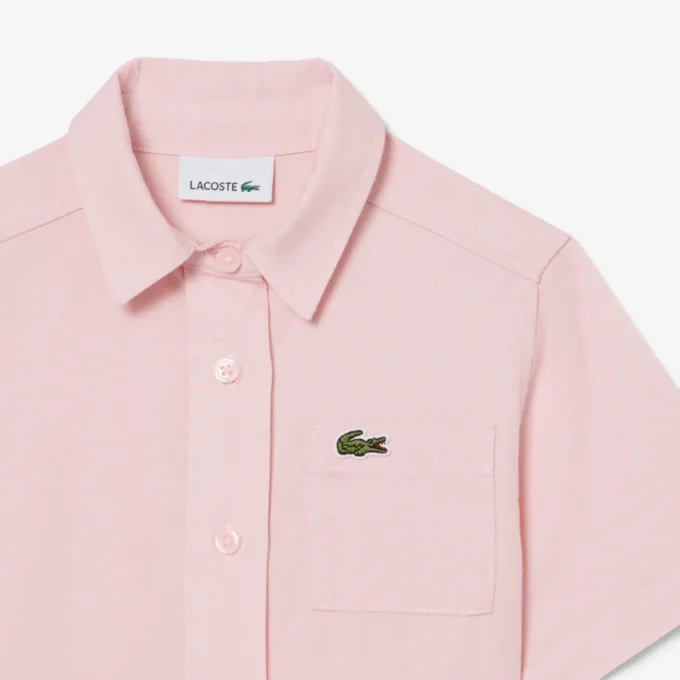 Popeline plooirok-shirtjurk