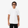 Poplin shirt met korte mouwen en normale pasvorm