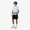 Poplin shirt met korte mouwen en normale pasvorm