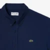 Poplin shirt met korte mouwen en normale pasvorm