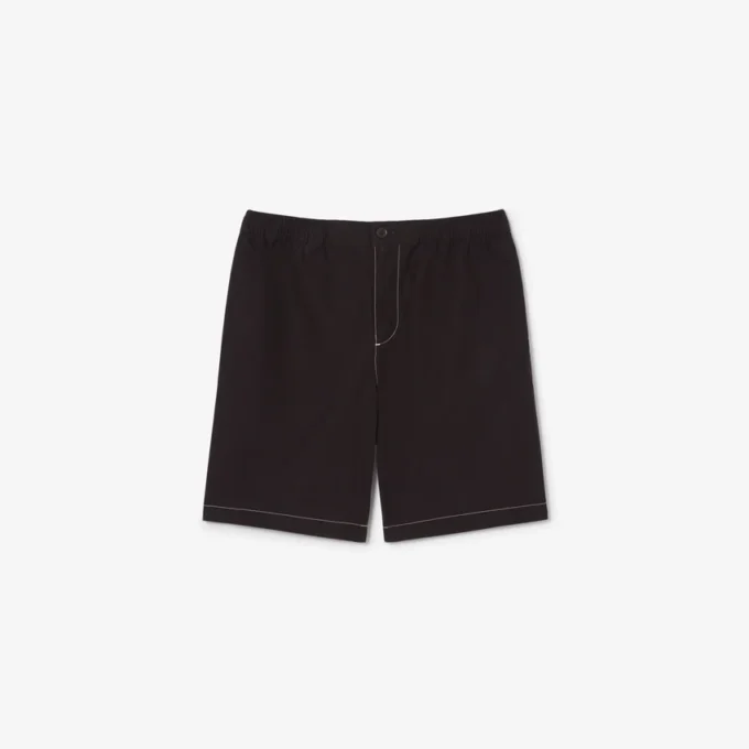 Poplin-short met relaxte pasvorm