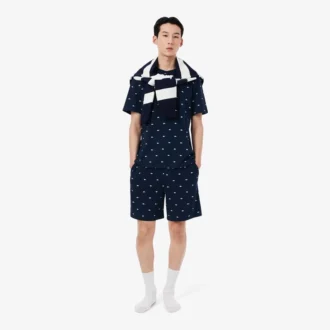 Pyjamatop met krokodillenprint voor heren