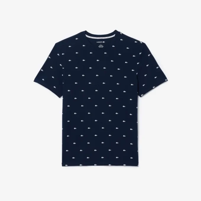 Pyjamatop met krokodillenprint voor heren