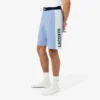 Recht gesneden fleece loungeshorts