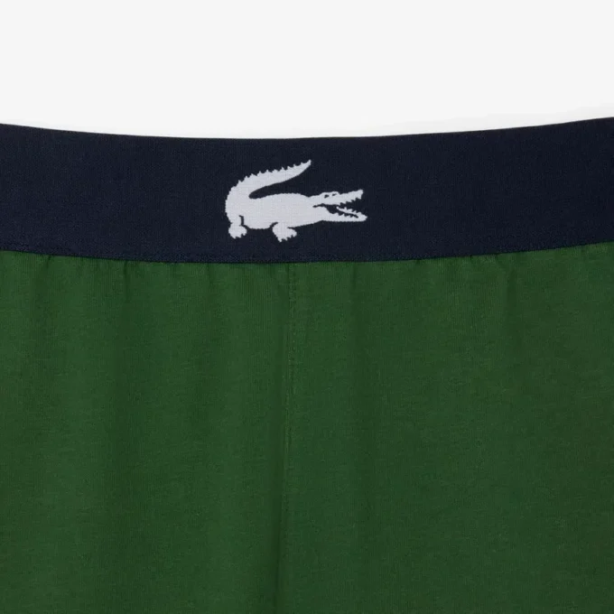 Recht gesneden fleece loungeshorts
