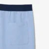 Recht gesneden fleece loungeshorts