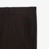 Rechte gestreepte katoenen pantalon