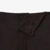 Rechte gestreepte katoenen pantalon
