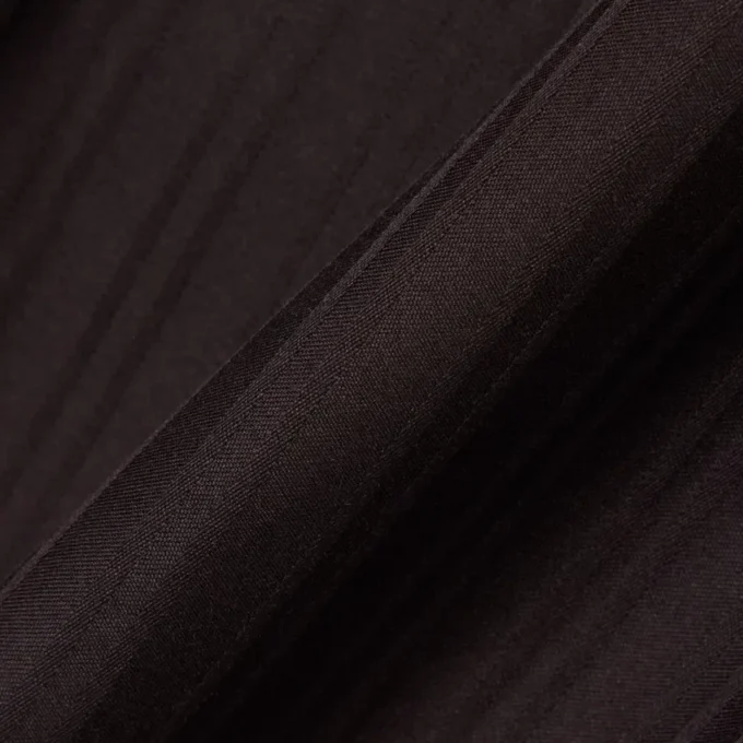 Rechte gestreepte katoenen pantalon