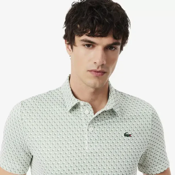 Regular Fit bedrukt golfpolo