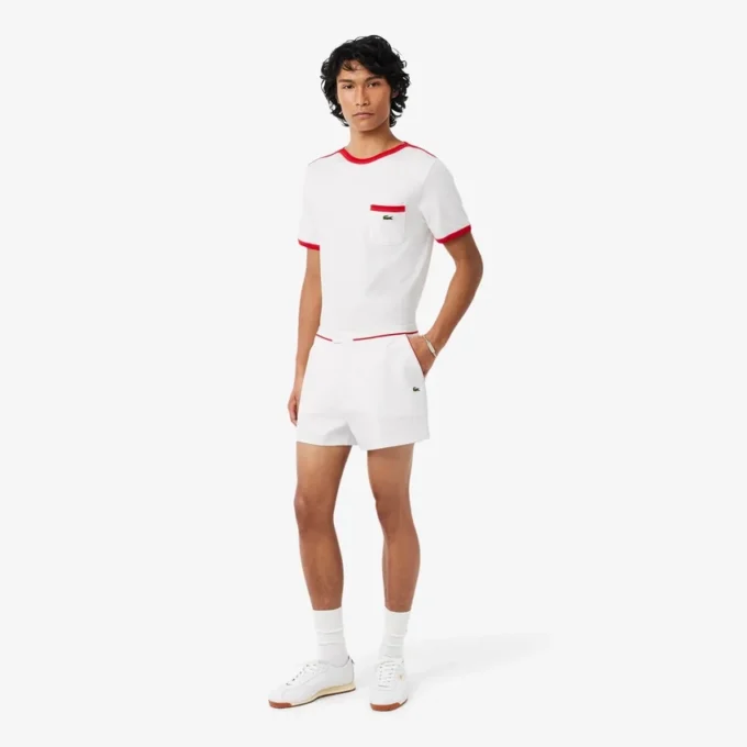 Regular fit contrasterende dubbelzijdige short