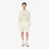 Regular fit fleece-short met kleurblokken