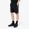 Regular fit fleece-short met kleurblokken