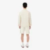 Regular fit fleece-short met kleurblokken