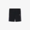 Regular fit fleece-short met kleurblokken