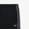 Regular fit fleece-short met kleurblokken