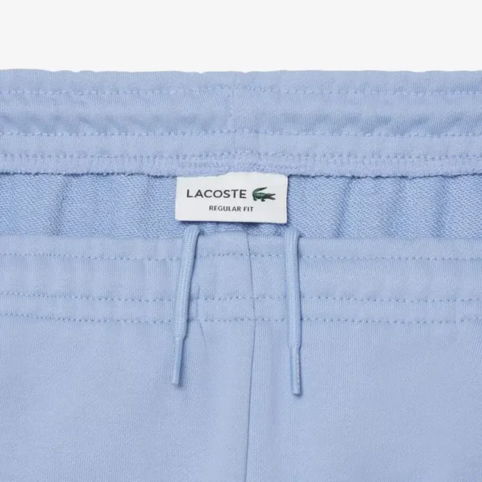 Regular fit fleece-short met kleurblokken