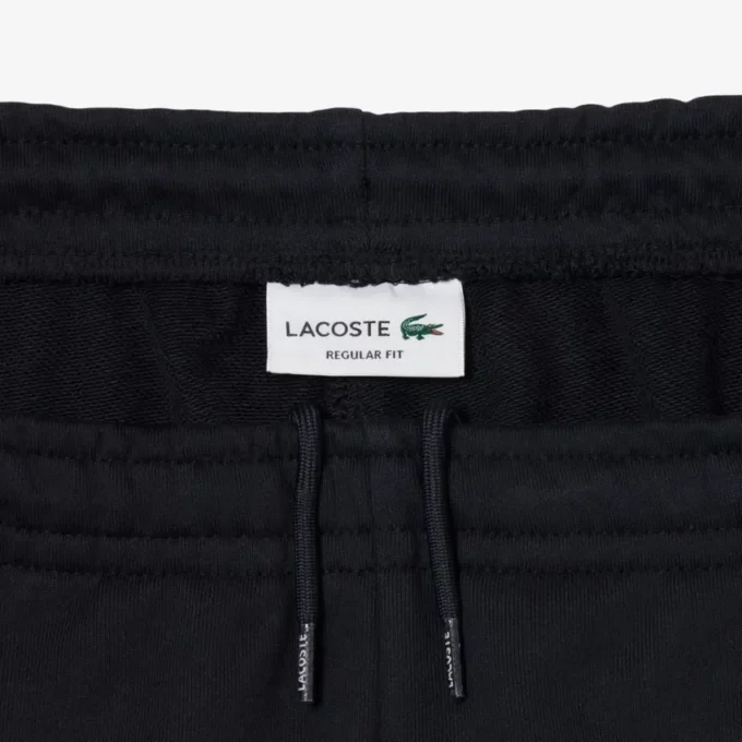 Regular fit fleece-short met kleurblokken