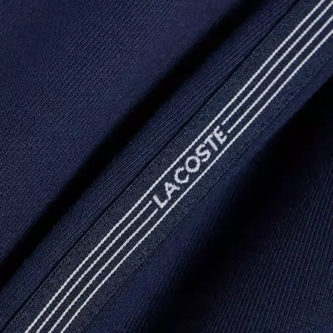 Regular Fit fleece-short met logo-streep