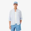 Regular Fit geruit popeline overhemd Regular Fit geruit popeline overhemd