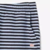 Regular fit gestreepte katoenen shorts